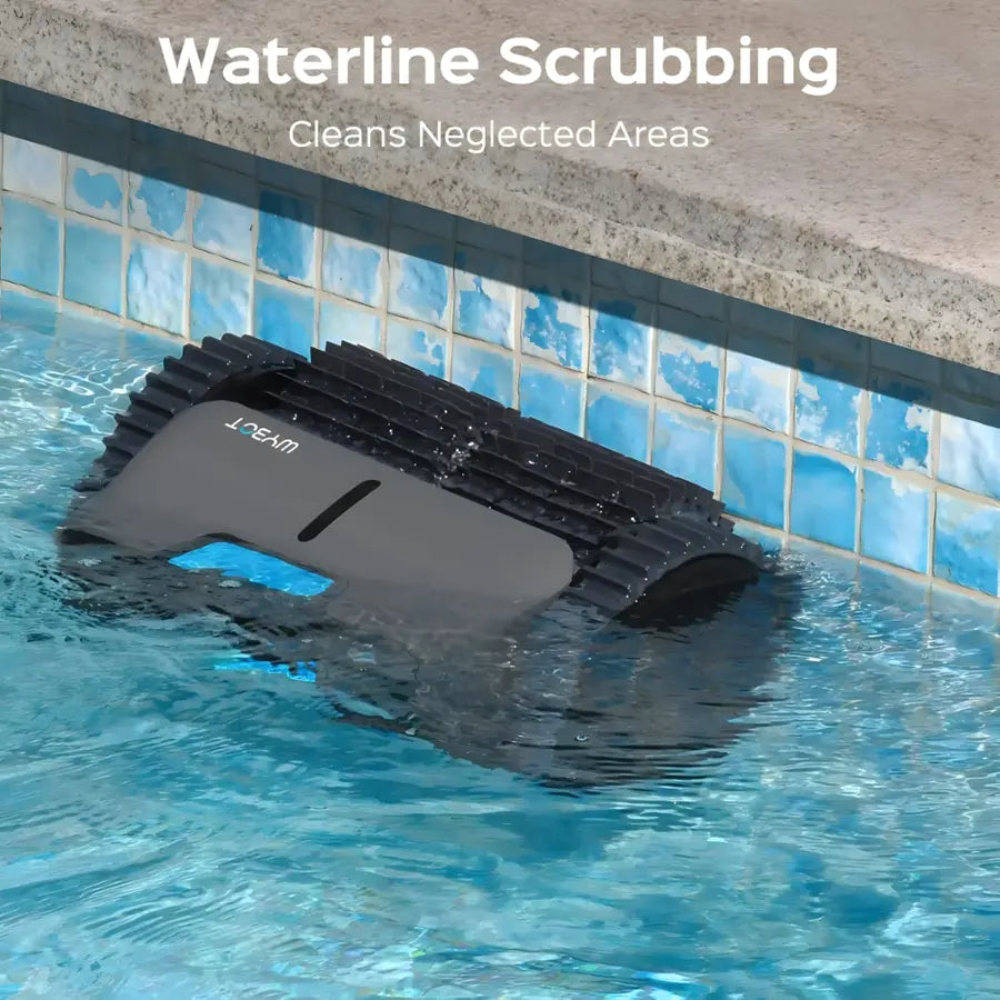 Wybot - C1 Pro Cordless Robotic Pool Cleaner for In-Ground Pools up to 1615sq.ft, Pool Vacuum with Infrared Sensors - Gray