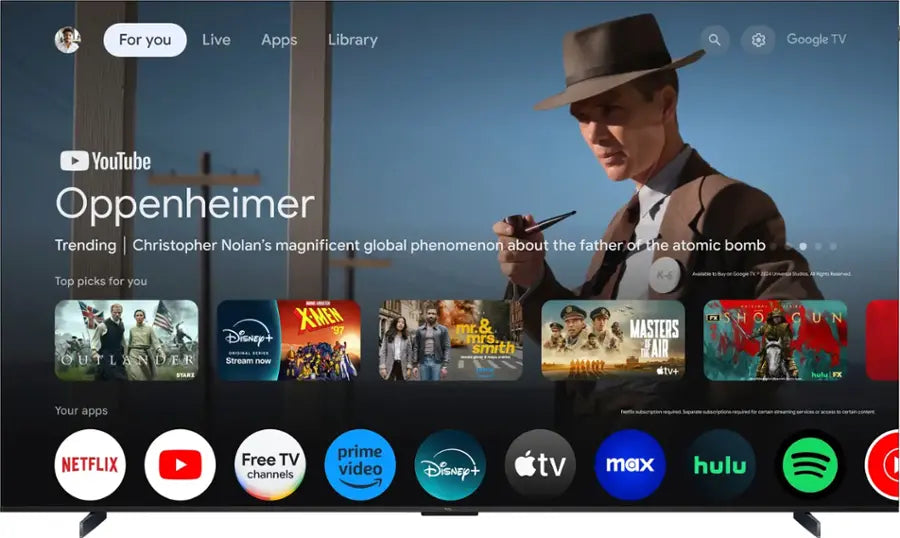 TCL - 98" Class Q6-Series 4K UHD HDR QLED Smart Google TV (2024)
