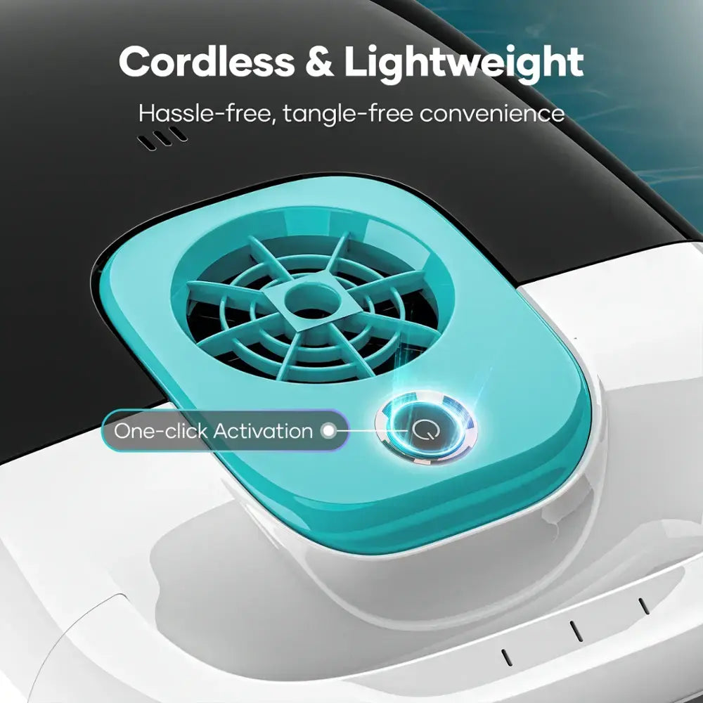 Aiper - Scuba L1 Cordless Robotic Pool Cleaner for Above-Ground Pools up to 1100sq.ft, Bumper Protection, Automatic Pool Vacuum - White