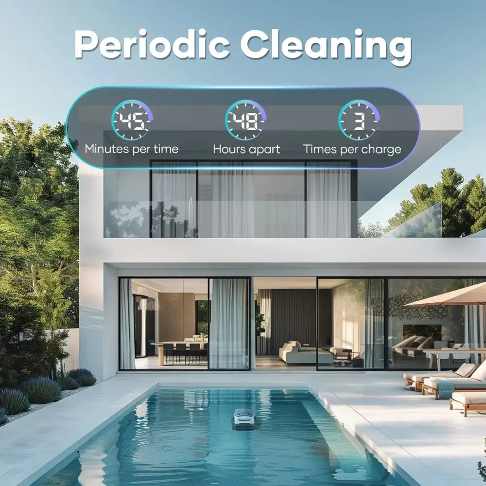 Aiper - Scuba N1 Pro Cordless Robotic Pool Cleaner for In-Ground Pools up to 2150sq.ft, Pool Vacuum with Infrared Sensors - White