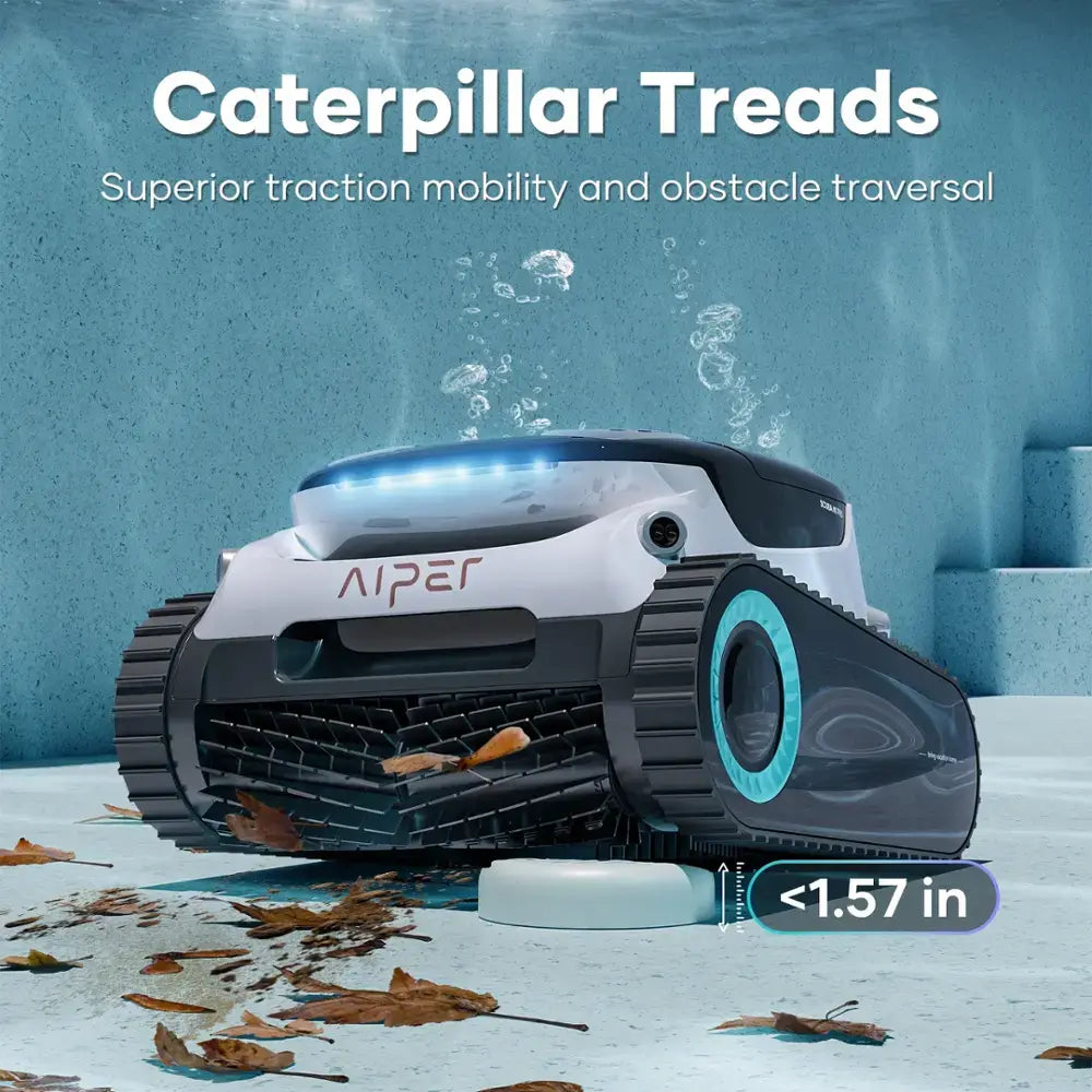 Aiper - Scuba N1 Pro Cordless Robotic Pool Cleaner for In-Ground Pools up to 2150sq.ft, Pool Vacuum with Infrared Sensors - White