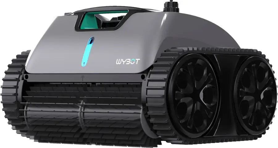 Wybot - C1 Pro Cordless Robotic Pool Cleaner for In-Ground Pools up to 1615sq.ft, Pool Vacuum with Infrared Sensors - Gray