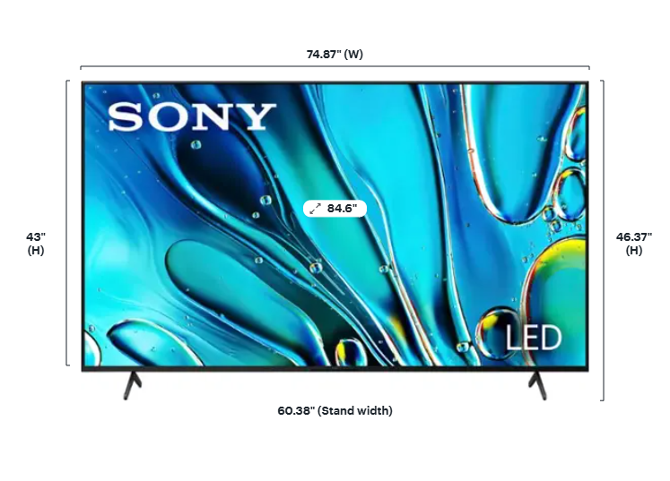 Sony - 85" Class BRAVIA 3 LED 4K UHD Smart Google TV (2024)