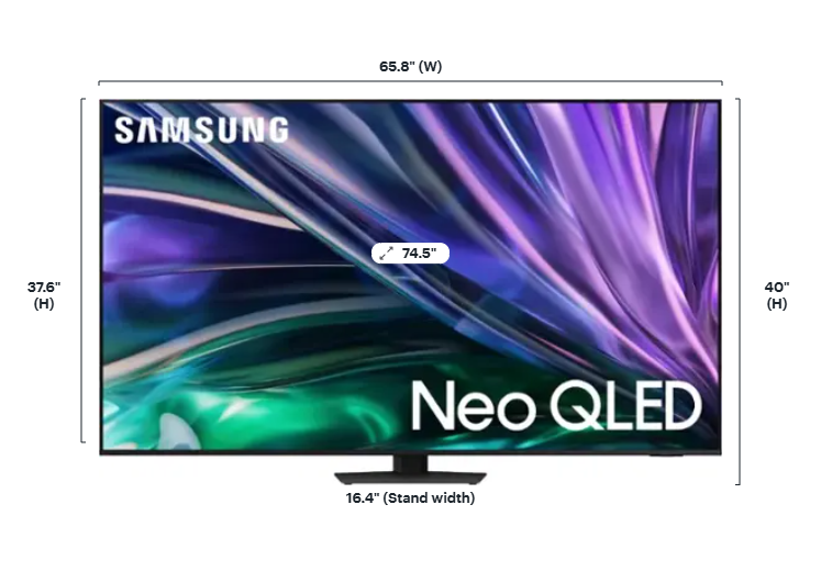 Samsung - 75” Class QN85D Series NEO QLED 4K Mini LED Smart Tizen TV (2024)