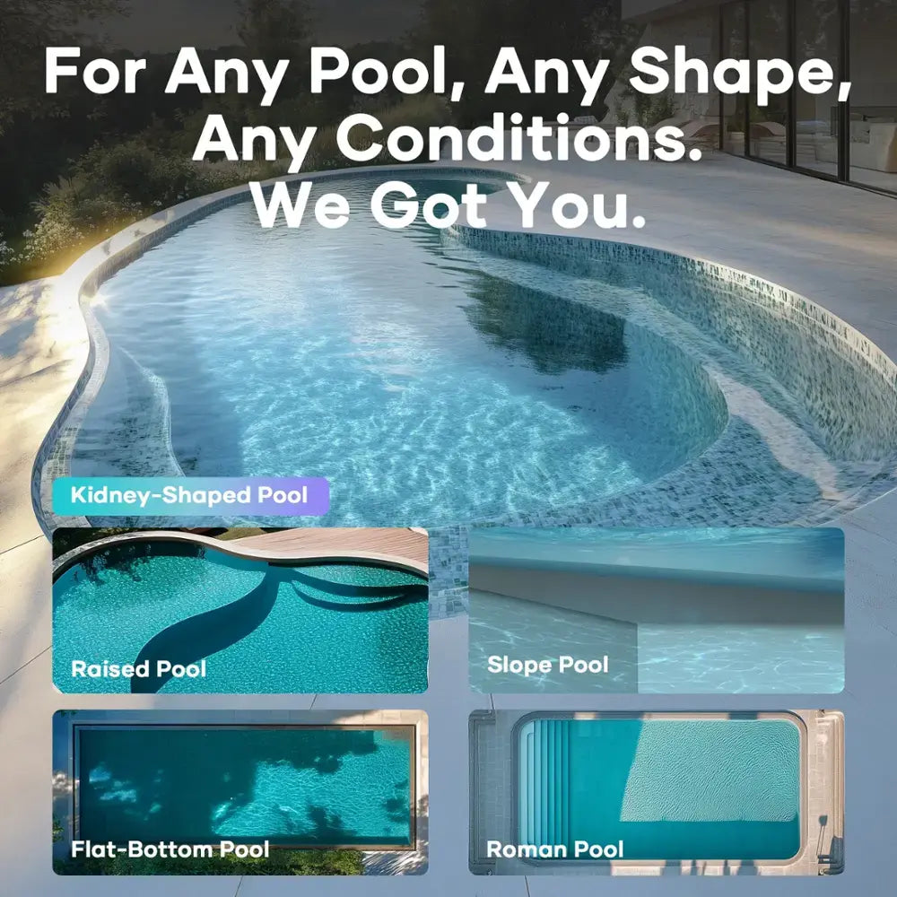 Aiper - Scuba X1 Pro Max: All-in-One Robotic Pool Cleaner with FlexiPath™ 2.0, OmniSense+™ 2.0, TVC Engine, and App Control - Gray