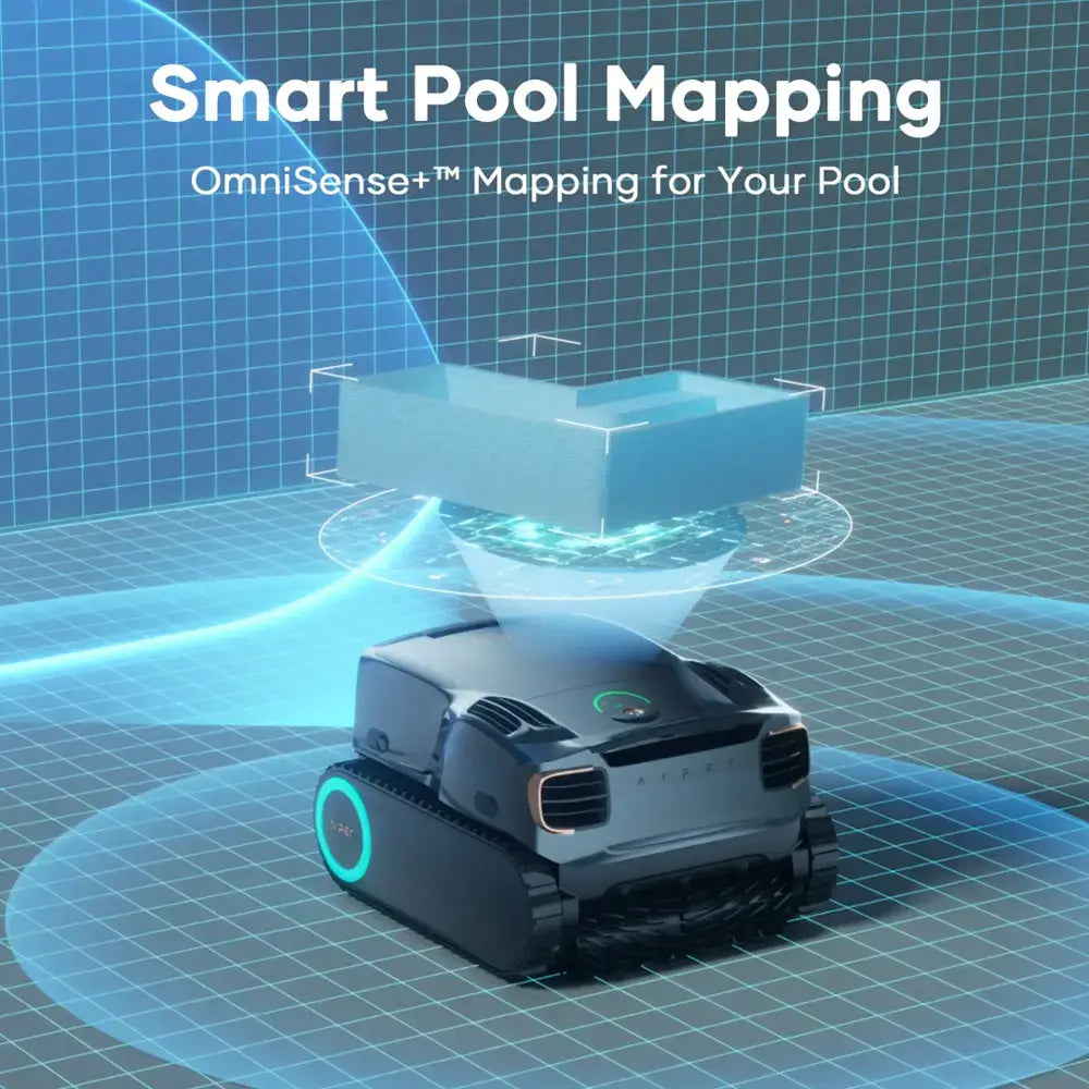 Aiper - Scuba X1 Pro Max: All-in-One Robotic Pool Cleaner with FlexiPath™ 2.0, OmniSense+™ 2.0, TVC Engine, and App Control - Gray