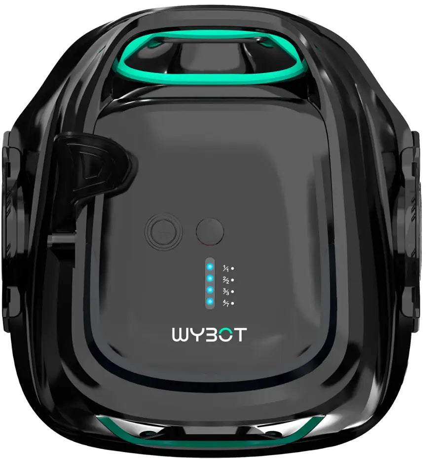 Wybot - A1 Cordless Robotic Pool Cleaner for In-Ground Pools up to 1076sq.ft, Pool Vacuum wiht Infrared Sensors - Black