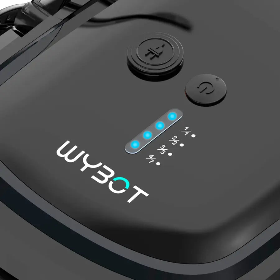 Wybot - A1 Cordless Robotic Pool Cleaner for In-Ground Pools up to 1076sq.ft, Pool Vacuum wiht Infrared Sensors - Black