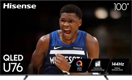 Hisense - 100" Class U76 Series 4K UHD QLED Smart Google TV (2024)