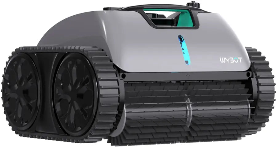 Wybot - C1 Pro Cordless Robotic Pool Cleaner for In-Ground Pools up to 1615sq.ft, Pool Vacuum with Infrared Sensors - Gray