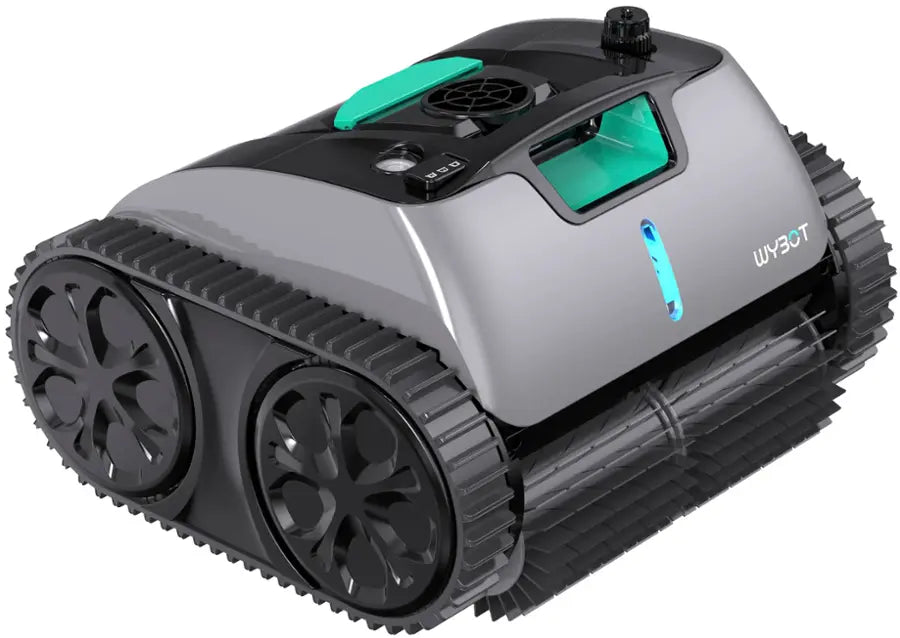 Wybot - C1 Pro Cordless Robotic Pool Cleaner for In-Ground Pools up to 1615sq.ft, Pool Vacuum with Infrared Sensors - Gray