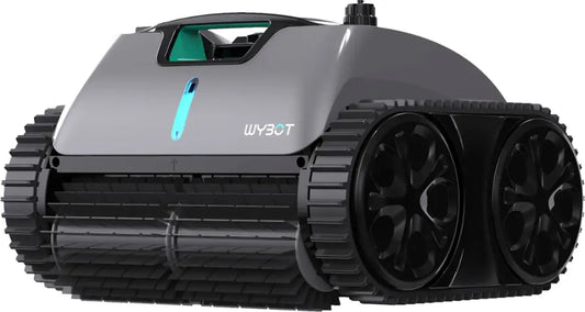 Wybot - C1 Pro Cordless Robotic Pool Cleaner for In-Ground Pools up to 1615sq.ft, Pool Vacuum with Infrared Sensors - Gray