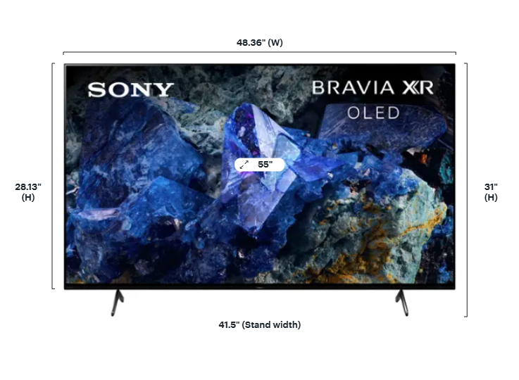 Sony - 55" class BRAVIA XR A75L OLED 4K UHD Smart Google TV (2023)